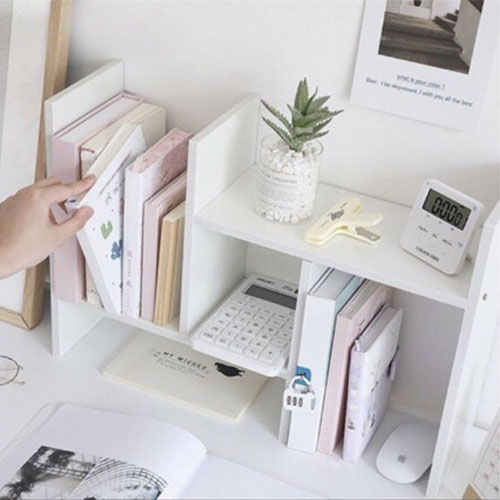 Masaüstü Kitaplık Ayarlanabilir Organizer - Görsel 3